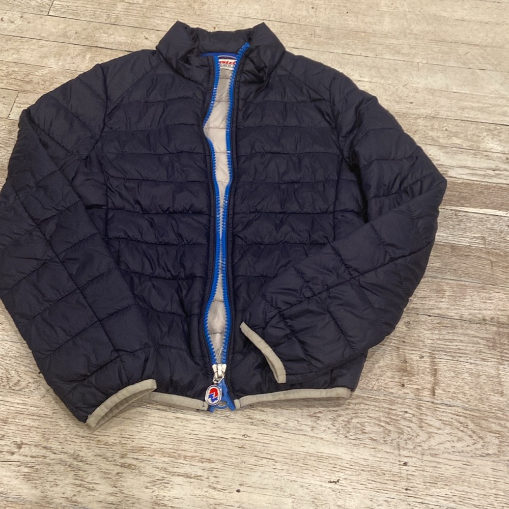INVICTA BLUE COAT with blue and white striped hidden hood SIZE 14GC